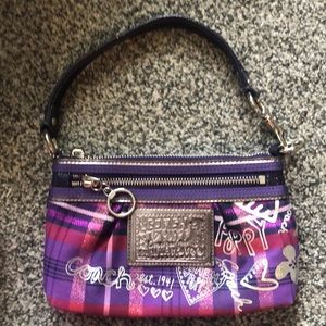 Coach Purple Tartan Poppy
